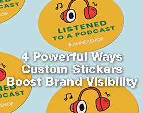 4 Powerful Ways Custom Stickers Boost Brand Visibility