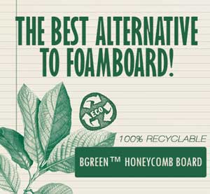 [BGreen™️ Honeycomb Board] 100% Recycle | The Best Alternative To Foamboard