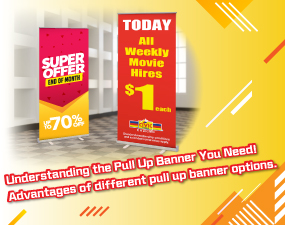Understanding the Pull Up Banner You Need! Advantages of different pull up banner options