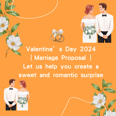 Valentine&#039;s Day 2024 |Marriage Proposal Plan |Let us help you create a sweet and romantic surprise