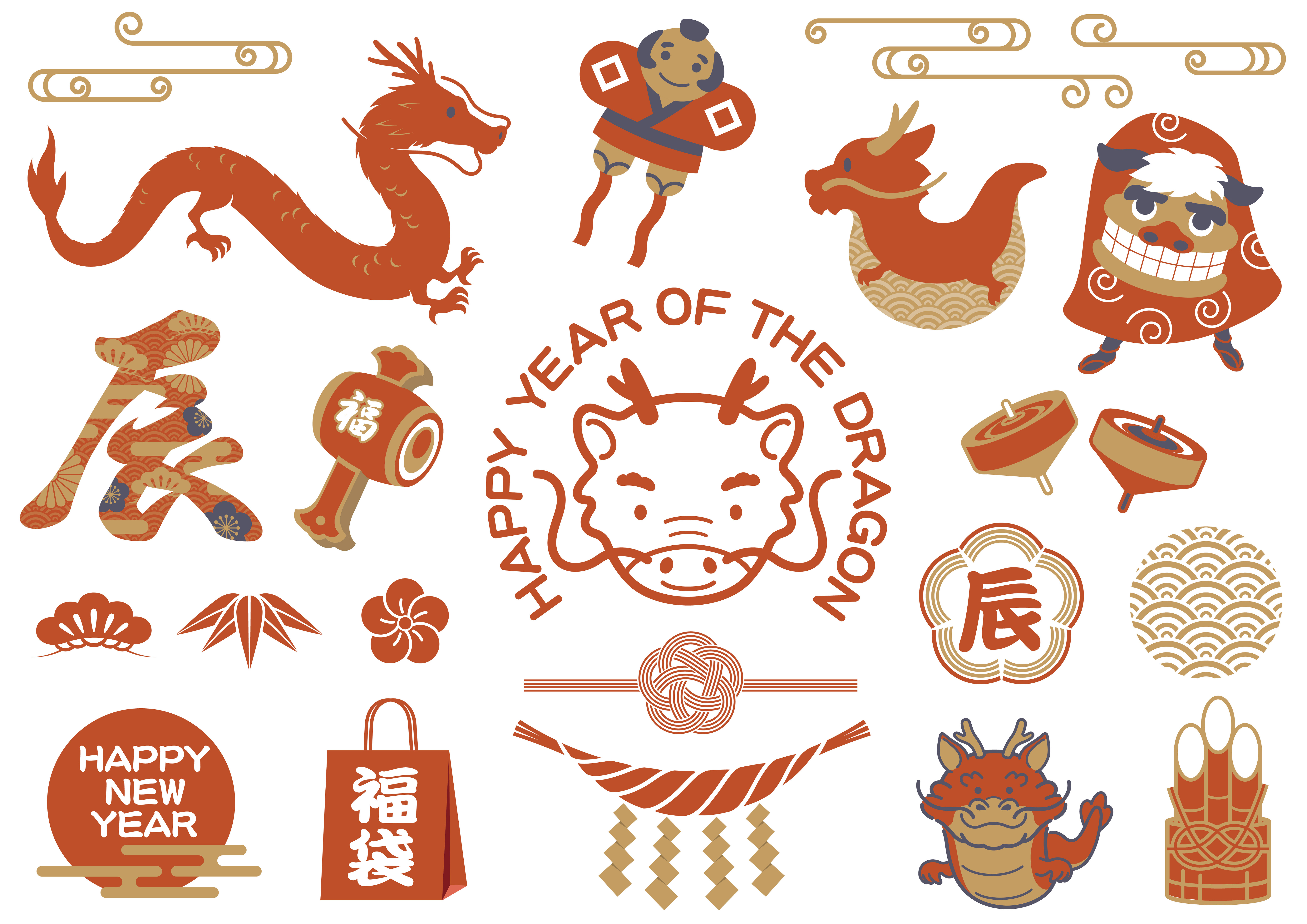 Red Packet Sticker_Dragon Year