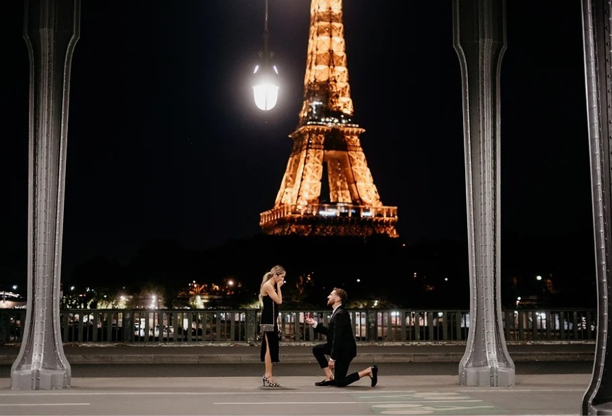 情人節巴黎鐵塔求婚