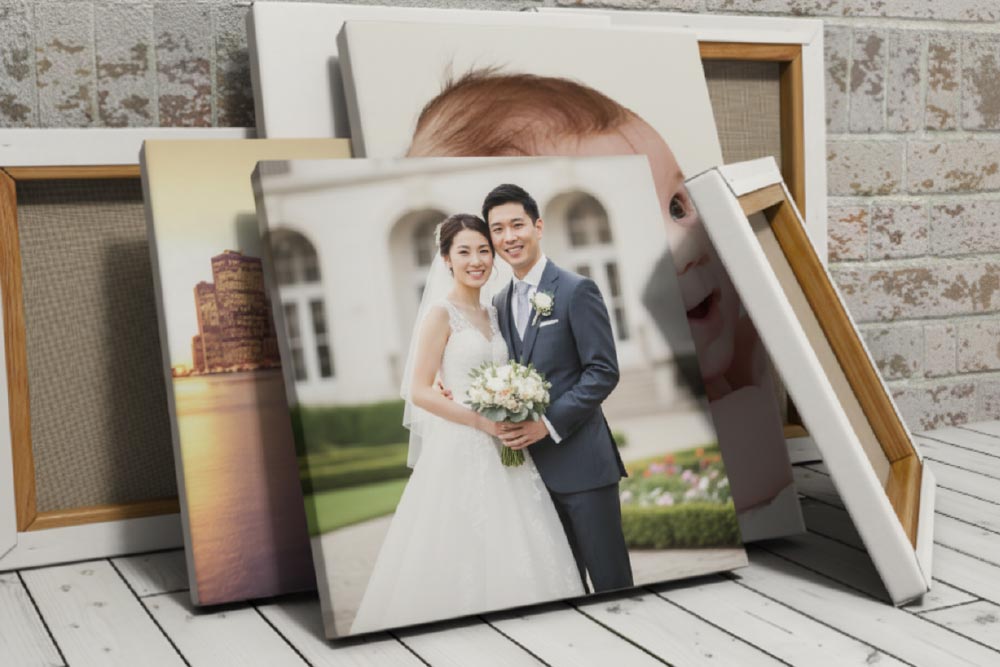 婚禮佈置-婚禮簽名布-婚禮油畫布